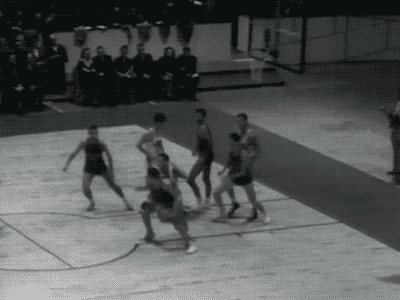 1st basketball game