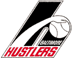 Baltimore Hustlers ABA basketball team logo from 1975