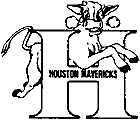 Houston Mavericks ABA basketball team logo used from 1968 to 1969
