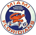 Miami Floridians ABA basketball team logo used from 1968 to 1970