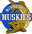 Minnesota Muskies ABA basketball team logo from the 1967-68 season