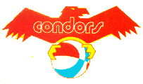 Pittsburgh Condors ABA basketball team logo from the 1971-72 season