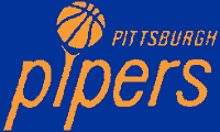 Pittsburgh Pipers ABA basketball team logo from the 1967-68 season