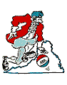 Virginia Squires ABA basketball team logo used from 1971 to 1974