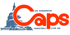 Washington Caps ABA basketball team logo from the 1969-70 season