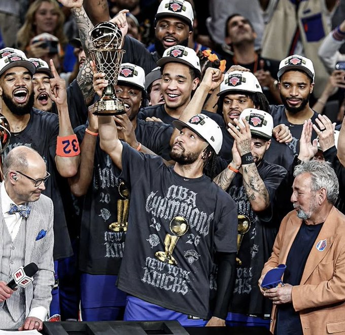 Knicks win 2026 NBA title.