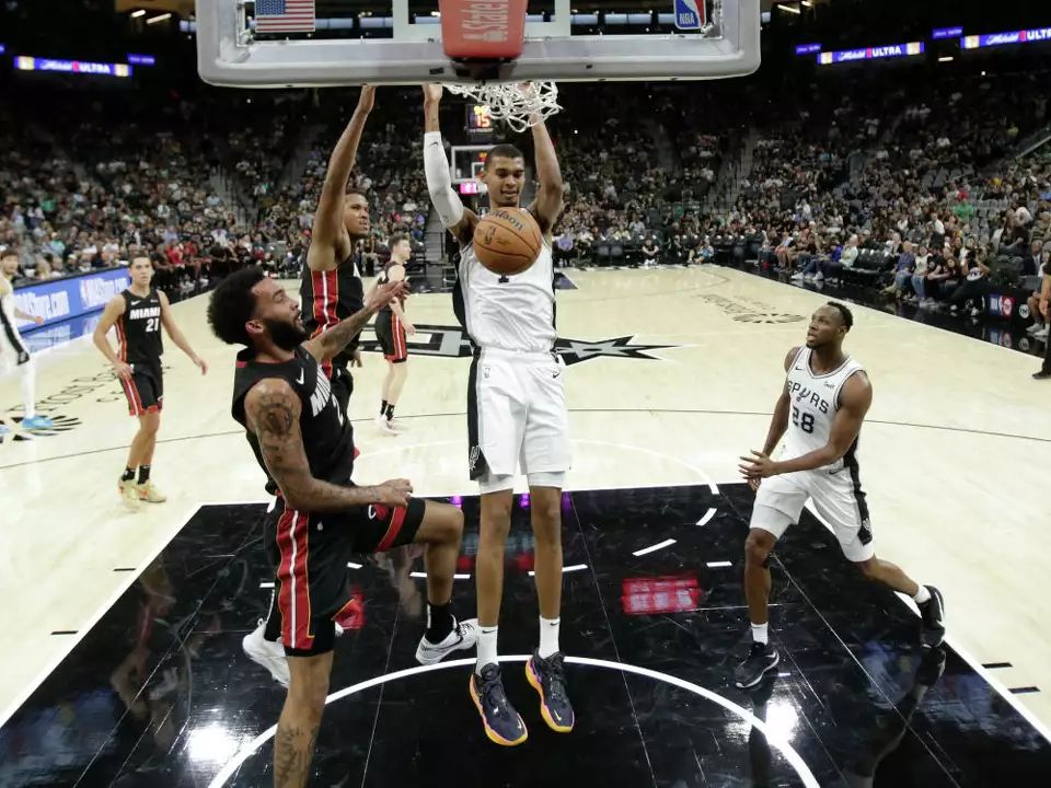 San Antonio Spurs center Victor Wembanyama has won DPOTY